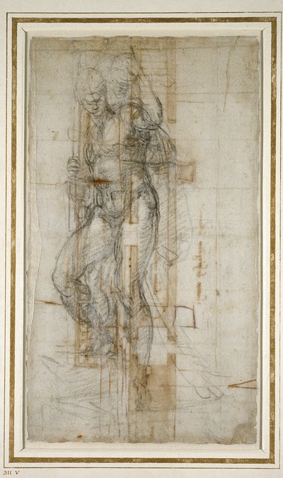 Plan of a Relic Stage for San Lorenzo by Michelangelo Buonarroti
